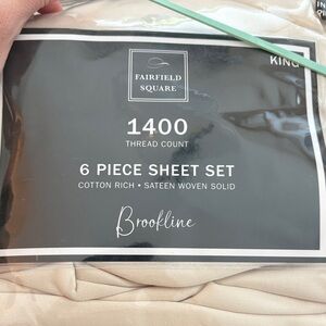 Cream 6 Piece Sheet Set